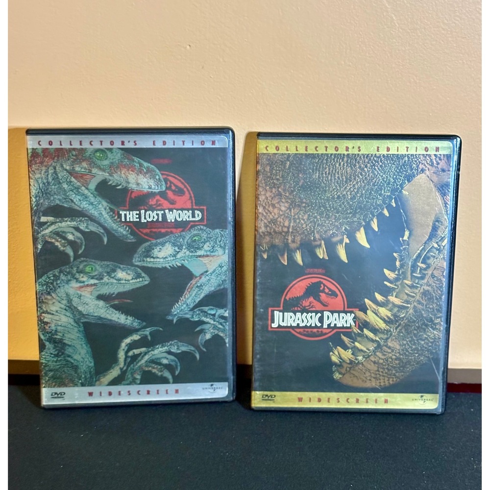 Jurassic Park Trilogy DVD Set Widescreen Collectors Edition 1 2 3 Lost World
